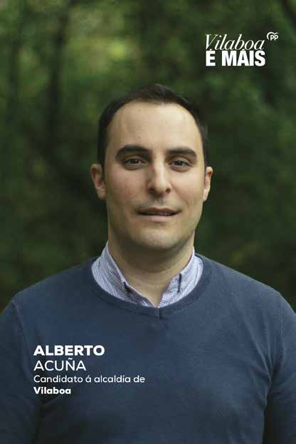 Cartel electoral de Alberto Acuña